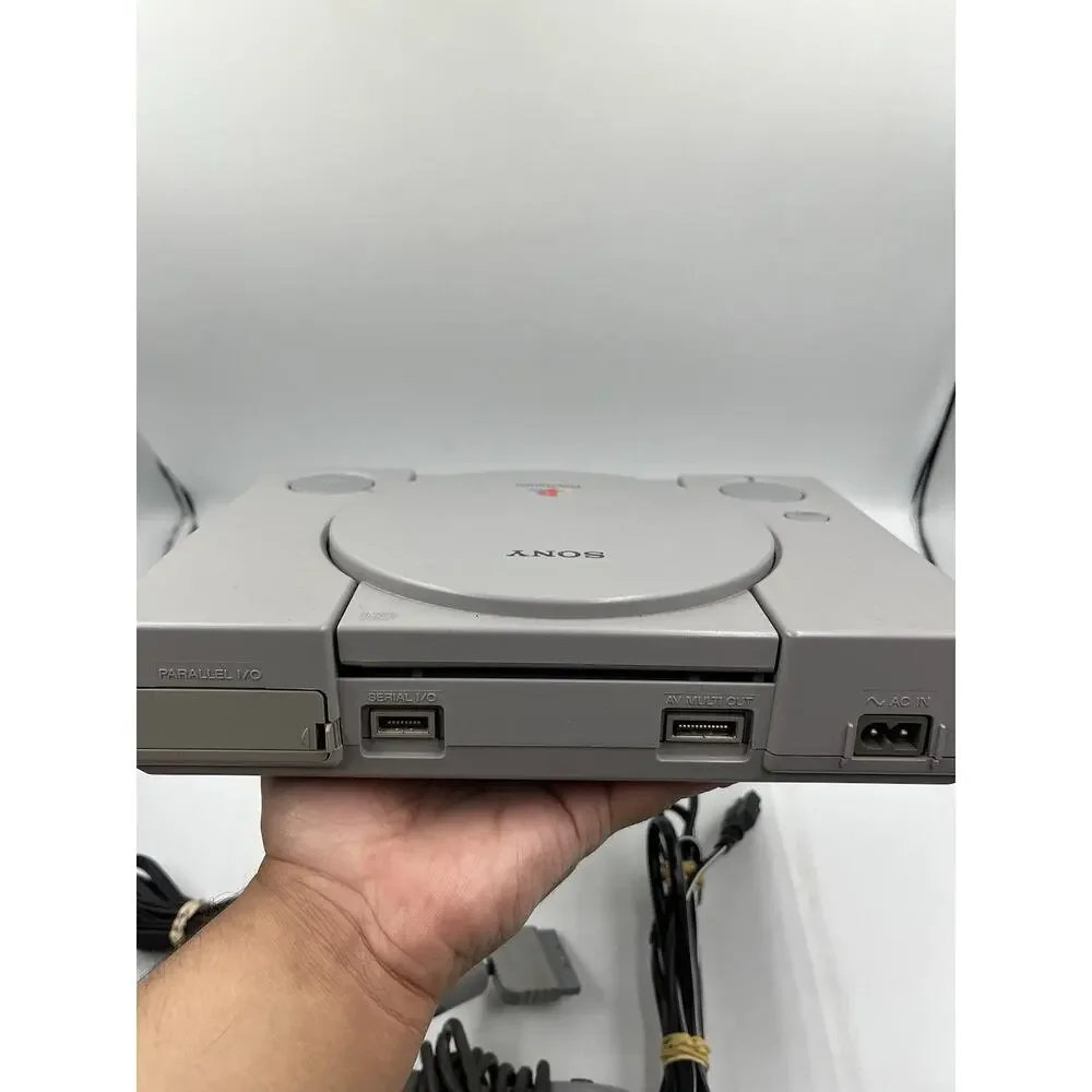 Sony PlayStation 1 Console + Original Controller & Cords - Tested Great
